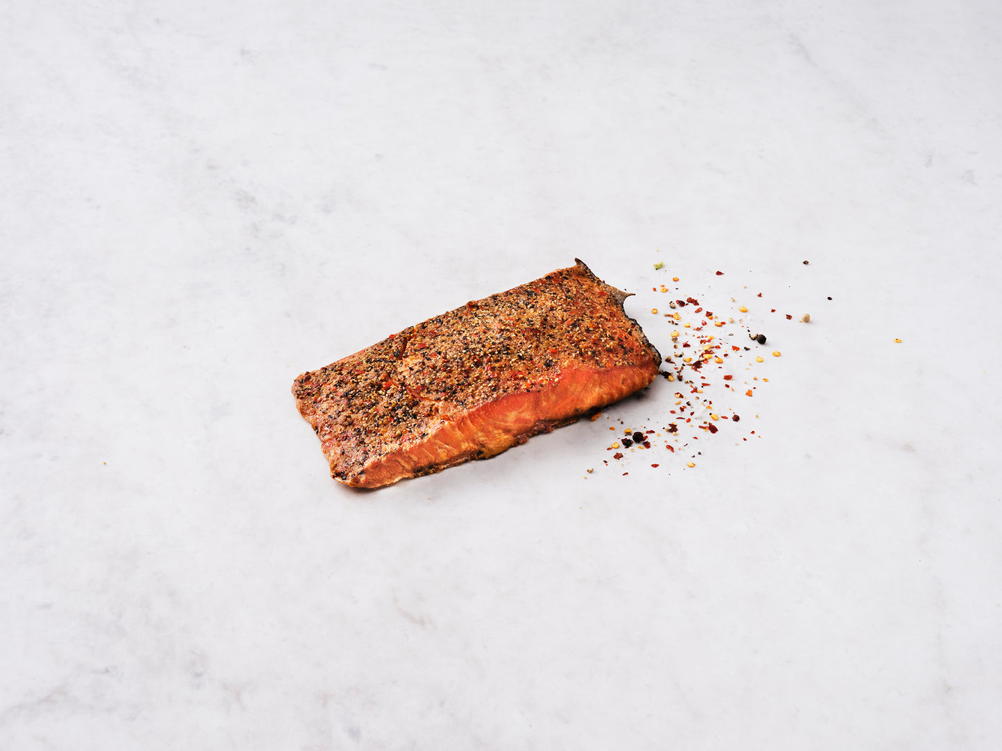 Varmrökt pepparregnbåge 300 g